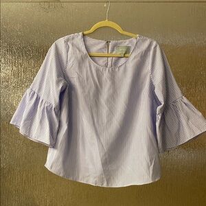 Striped Blue Women's Top